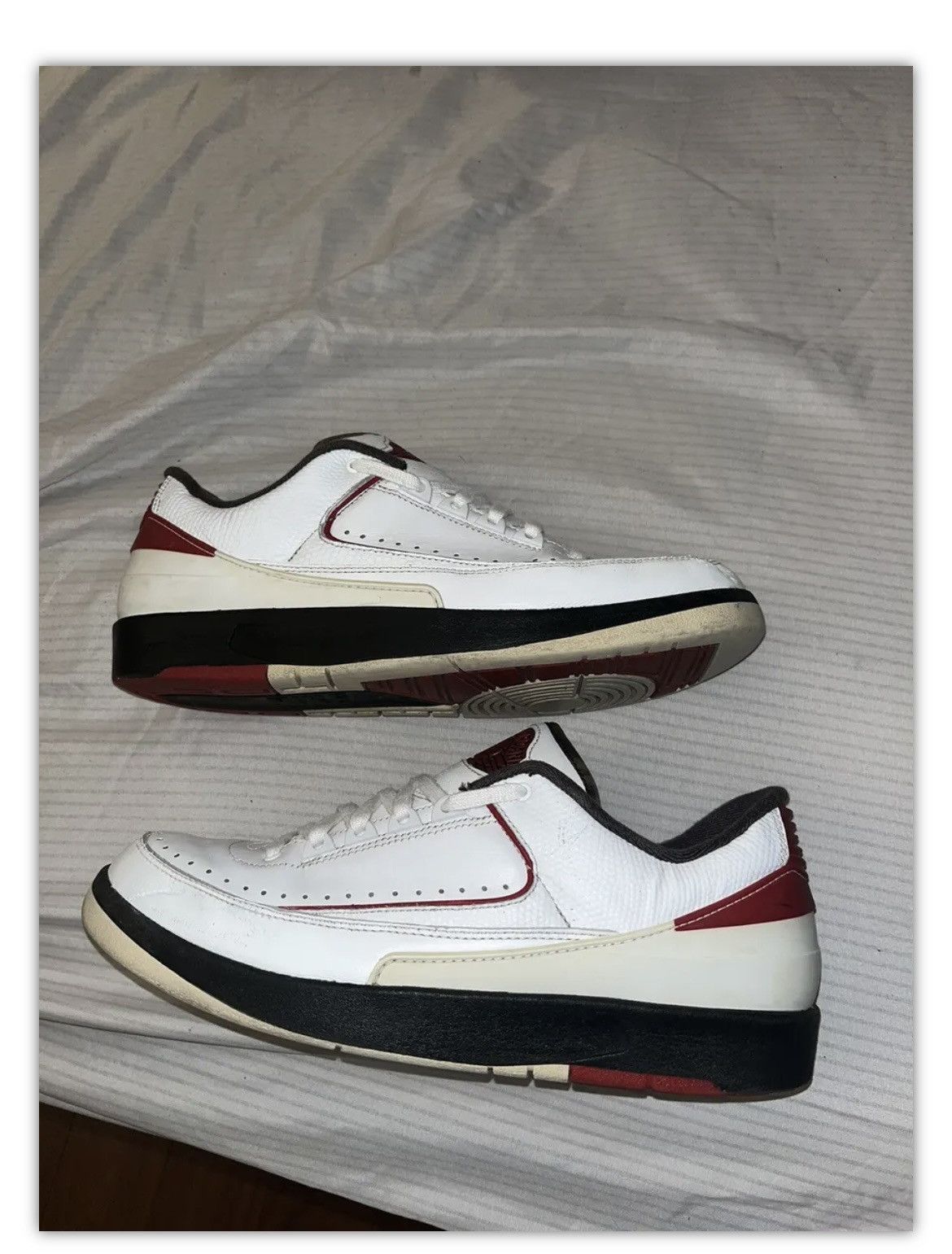 image of Air Jordan 2 Low “ Chicago” 2016 Shoes in White, Men's (Size 11)