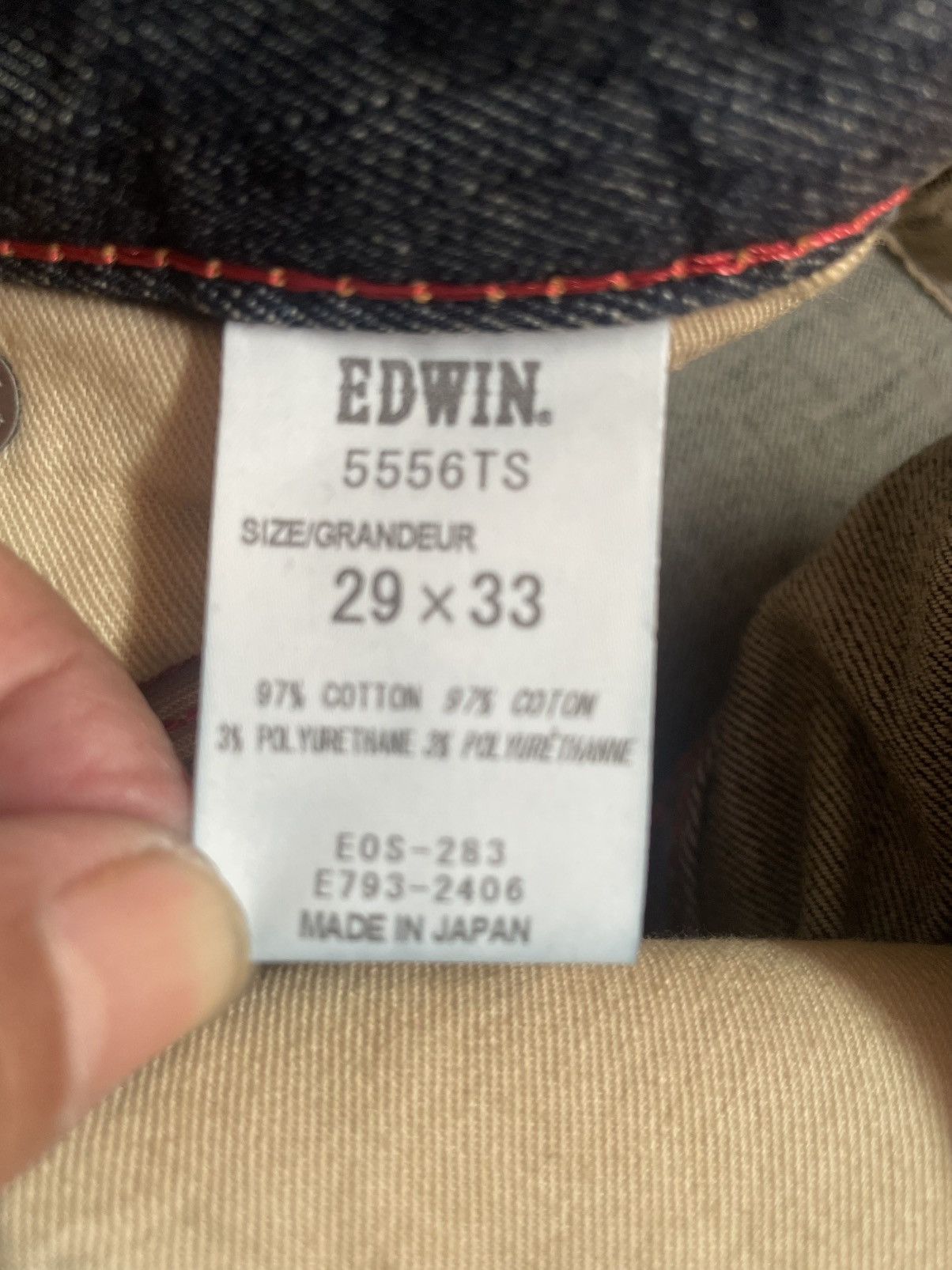 Edwin Edwin Tokyo Slim Vintage Denim Size 29 Size US 29 - 10 Thumbnail