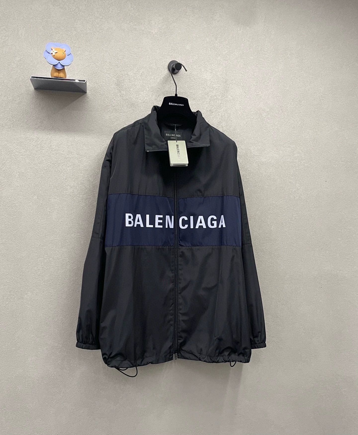 Balenciaga balenciaga black zip-up jacket with logo Size US XXS / EU 40 - 3 Thumbnail