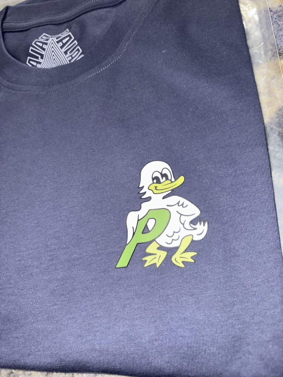 Palace Palace Duck Off T-Shirt Navy Size US XL / EU 56 / 4 - 3 Thumbnail