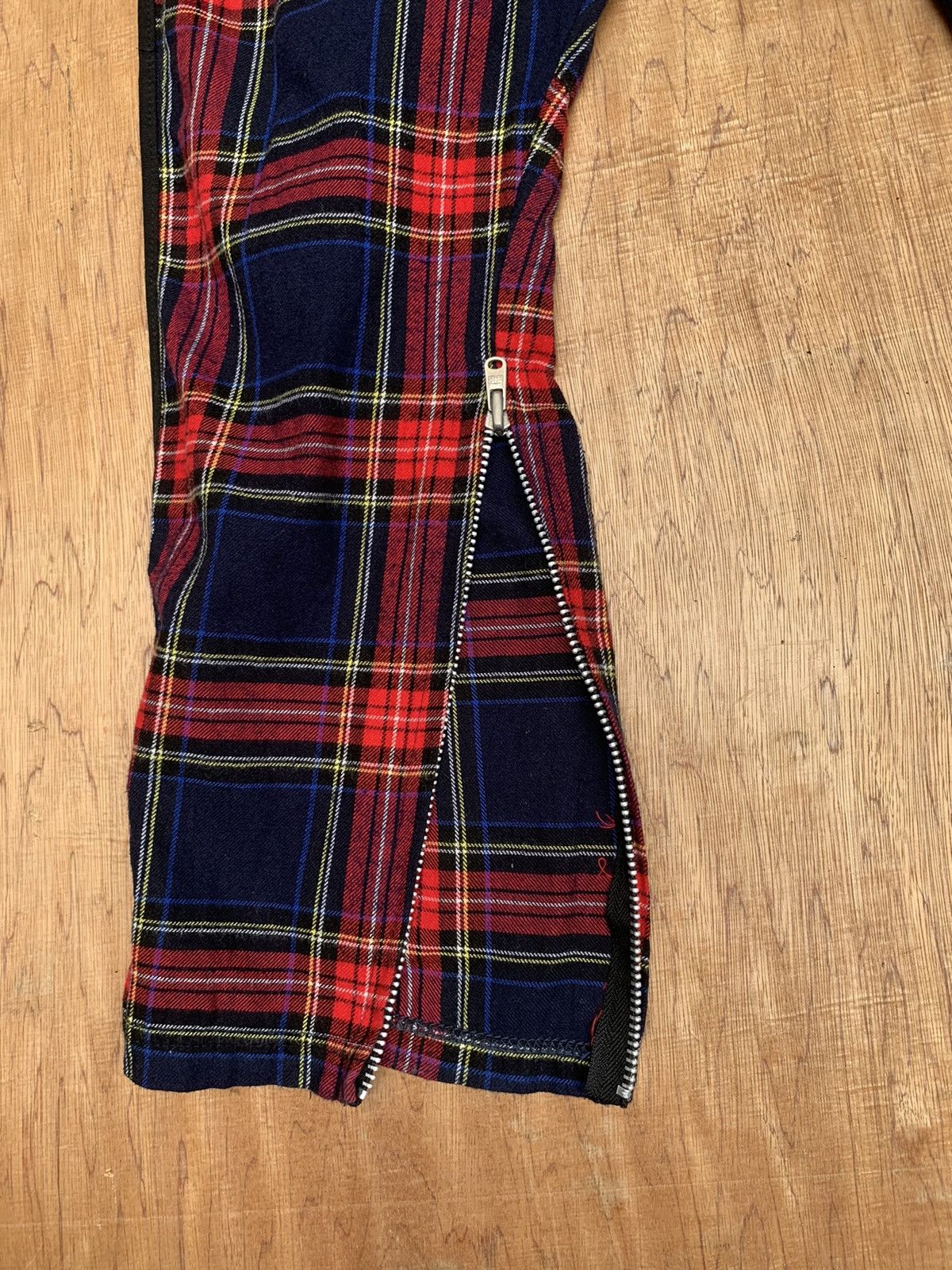 Japanese Brand CRAY TOKYO Red Tartan (riri Zipper) Jogger Pants Size US 32 / EU 48 - 15 Thumbnail
