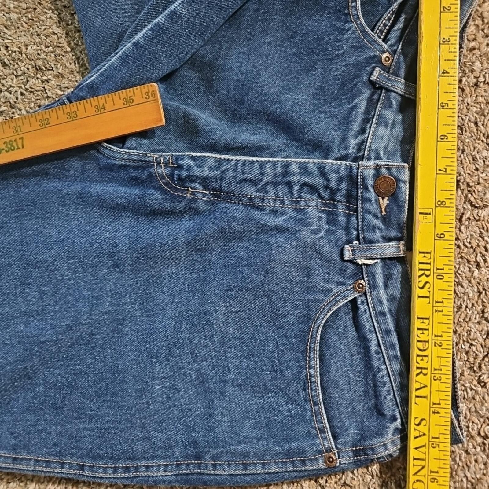 Calvin Klein Calvin Klein Sz 16 Straight Blue Jeans Size 38" / US 16 / IT 52 - 5 Thumbnail