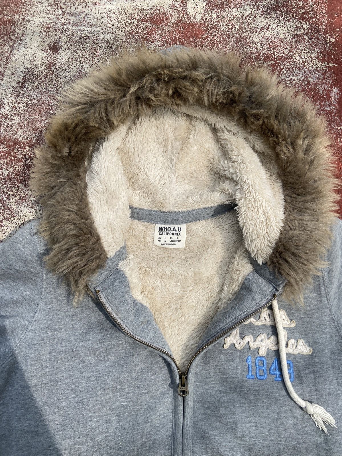 Who A.U. Vintage WHO A.U faux fur hoodie hysteric style Y2K Size US S / EU 44-46 / 1 - 4 Thumbnail