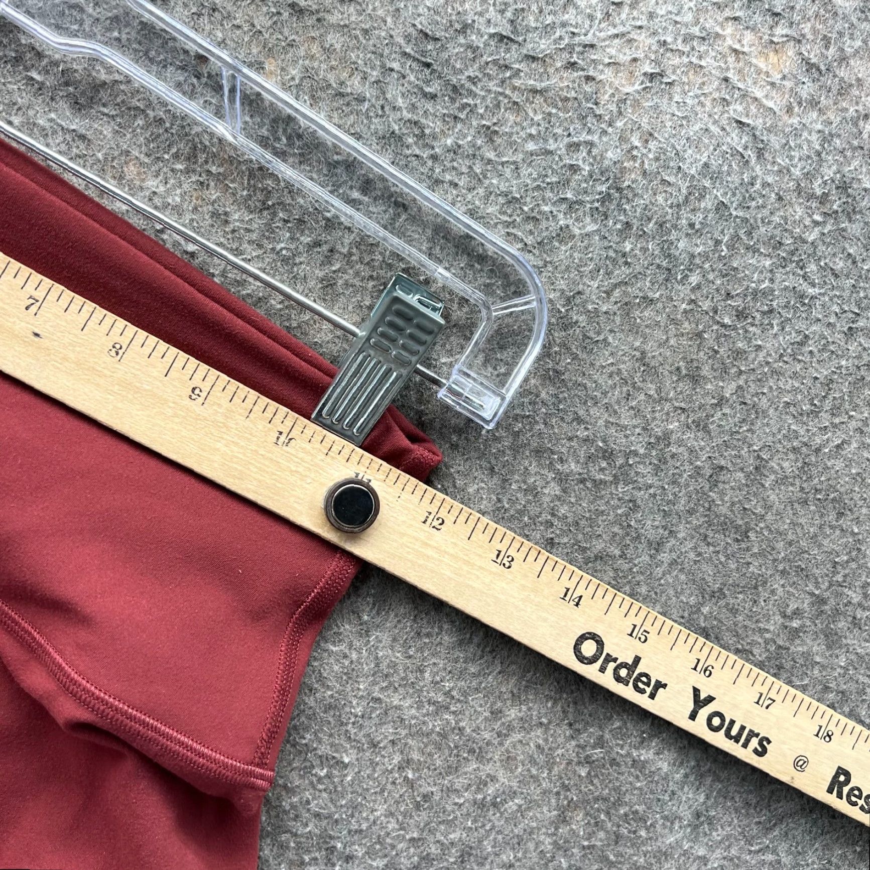 Lululemon Lululemon Leggings Women 4 Red Align High Rise Nulu Fabric Yoga Pants Skinny Inseam 27 Multi-Season Activewear Size 27" / US 4 / IT 40 - 4 Thumbnail