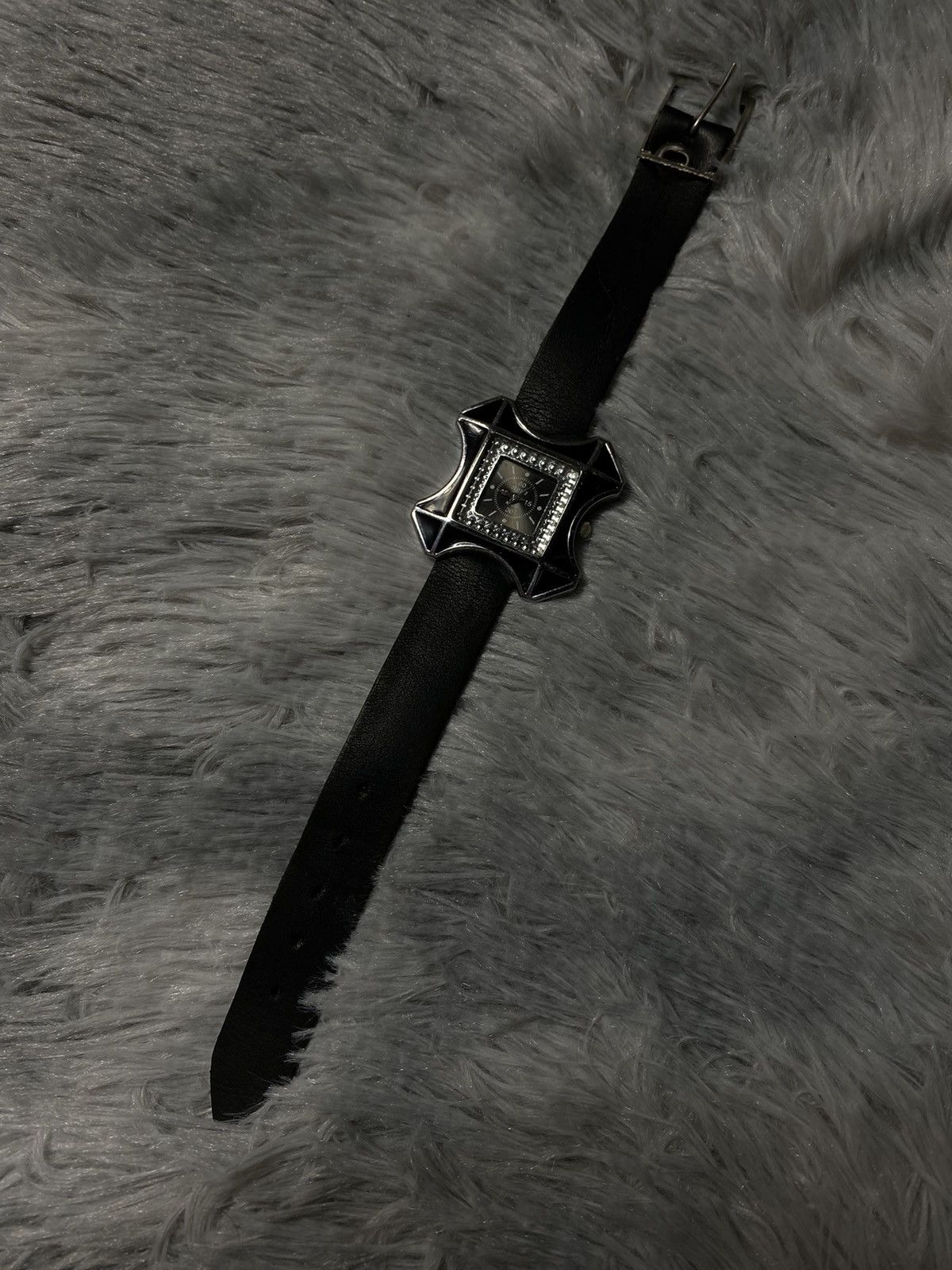 Vintage Sculptural Black Jewel Watch - Japanese Brand Size ONE SIZE - 6 Thumbnail