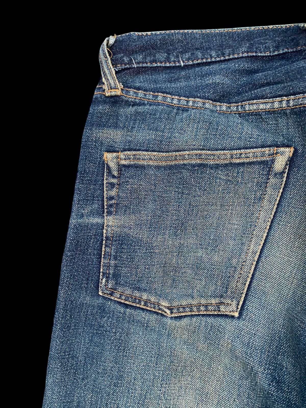 Denime VINTAGE DENIME SELVEDGE RUSTY MUDWASH DISTRESSED DENIM Size US 30 / EU 46 - 12 Thumbnail
