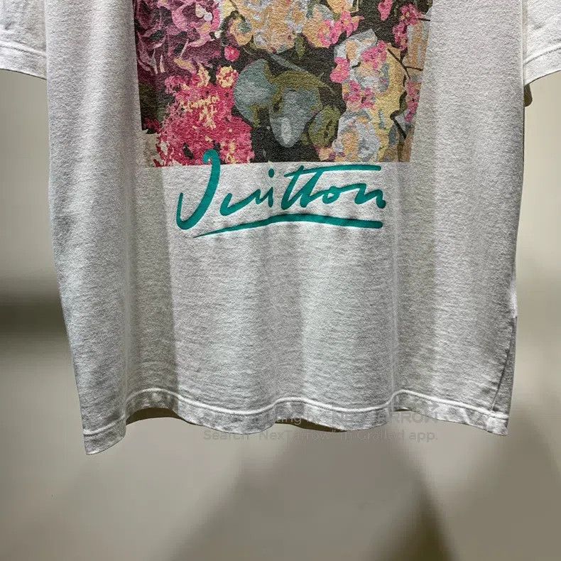 Louis Vuitton Louis Vuitton Alphabetic floral print short sleeve T-shirt Size US XXL / EU 58 / 5 - 4 Thumbnail