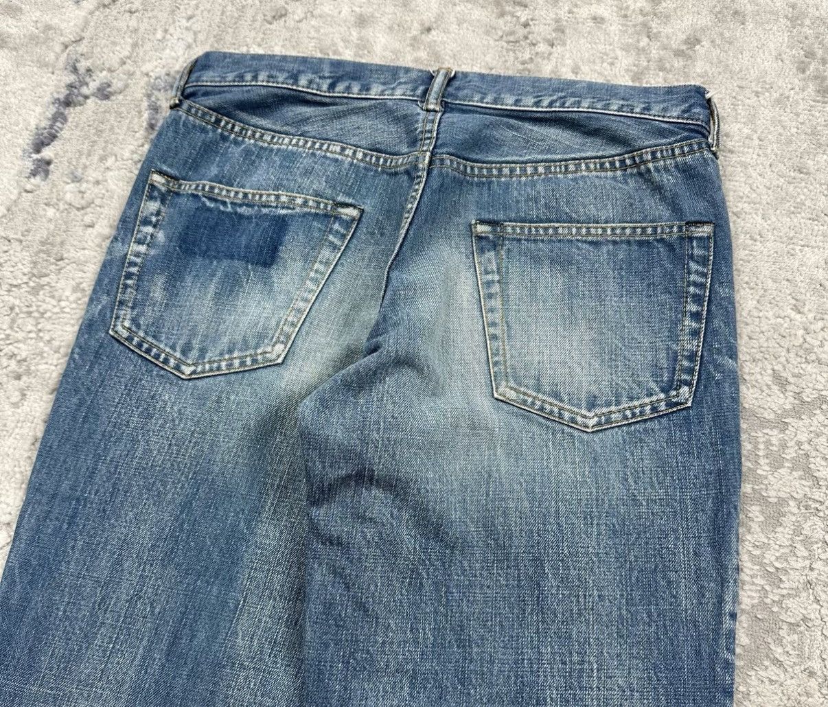 Kolor Kolor 14AW BEACON Vintage Washed Straight Jeans J16 Size US 30 / EU 46 - 5 Thumbnail