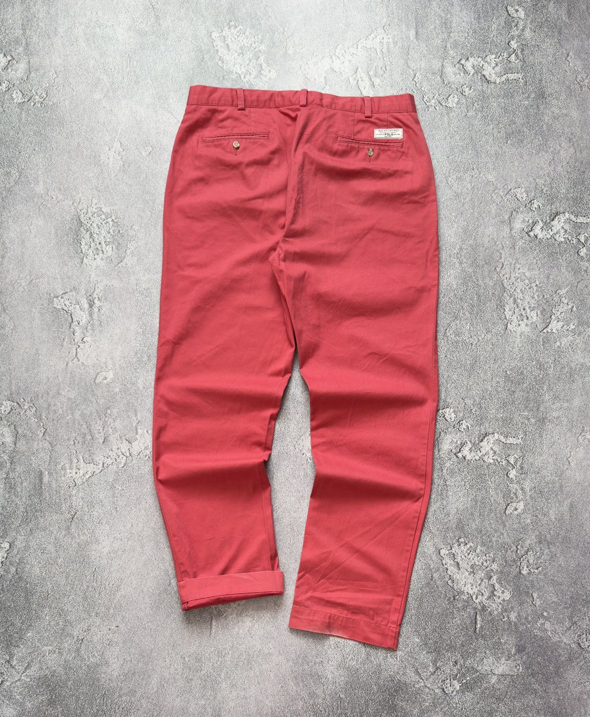Polo Ralph Lauren Polo Ralph Lauren 36/32 pink chino pant trouser Jean 90s Size US 36 / EU 52 - 1 Thumbnail