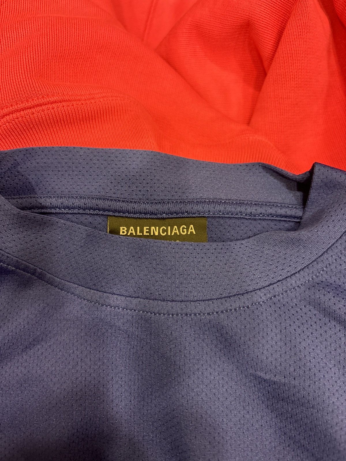 Balenciaga Balenciaga Blue Athletic Center Logo Tee Size US XL / EU 56 / 4 - 3 Thumbnail