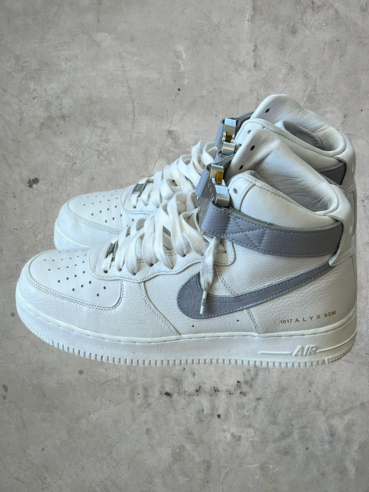 Alyx Alyx Nike AF1 High Wolf Grey Size US 10.5 / EU 43-44 - 2 Thumbnail