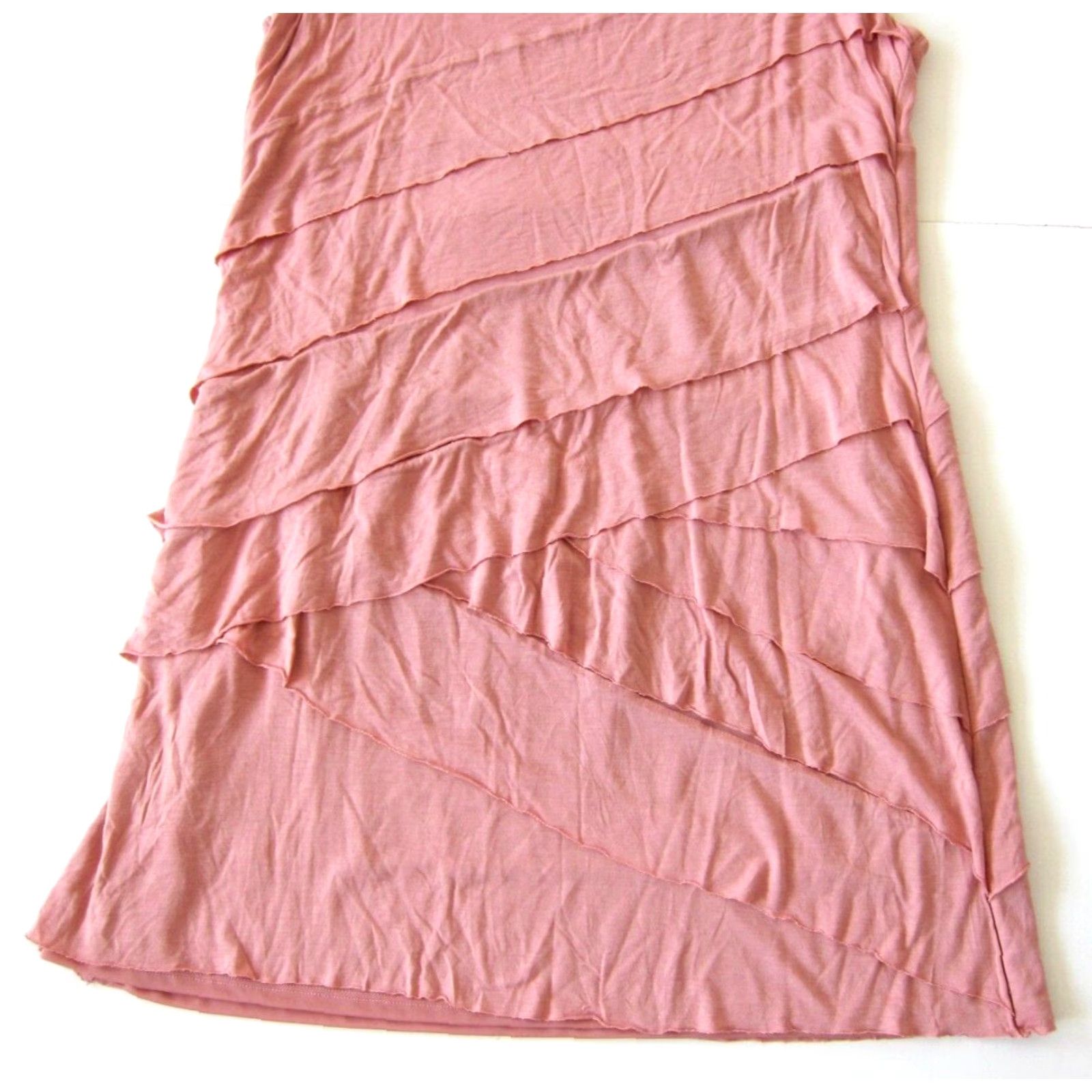 Vintage VINTAGE New York & Company Stretch Mauve Pink Layered Sleeveless Tank Dress Large Size L / US 10 / IT 46 - 8 Thumbnail