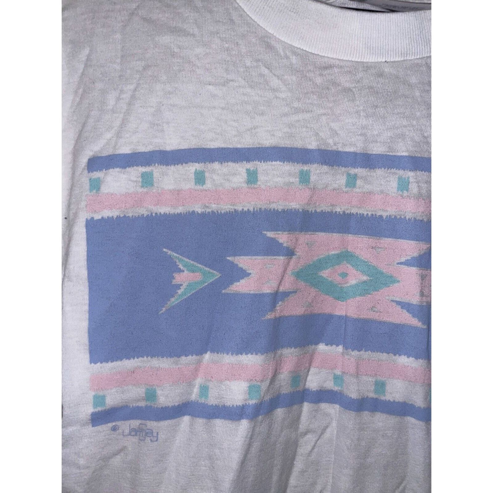 Vintage Vintage Sun Valley Shirt Tribal Aztec Western White L Tee Size US L / EU 52-54 / 3 - 4 Thumbnail