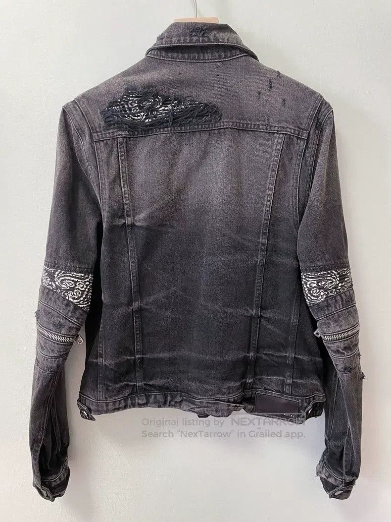 Amiri Amiri Heavyweight Jacquard Washed Denim Jacket Size US M / EU 48-50 / 2 - 5 Thumbnail