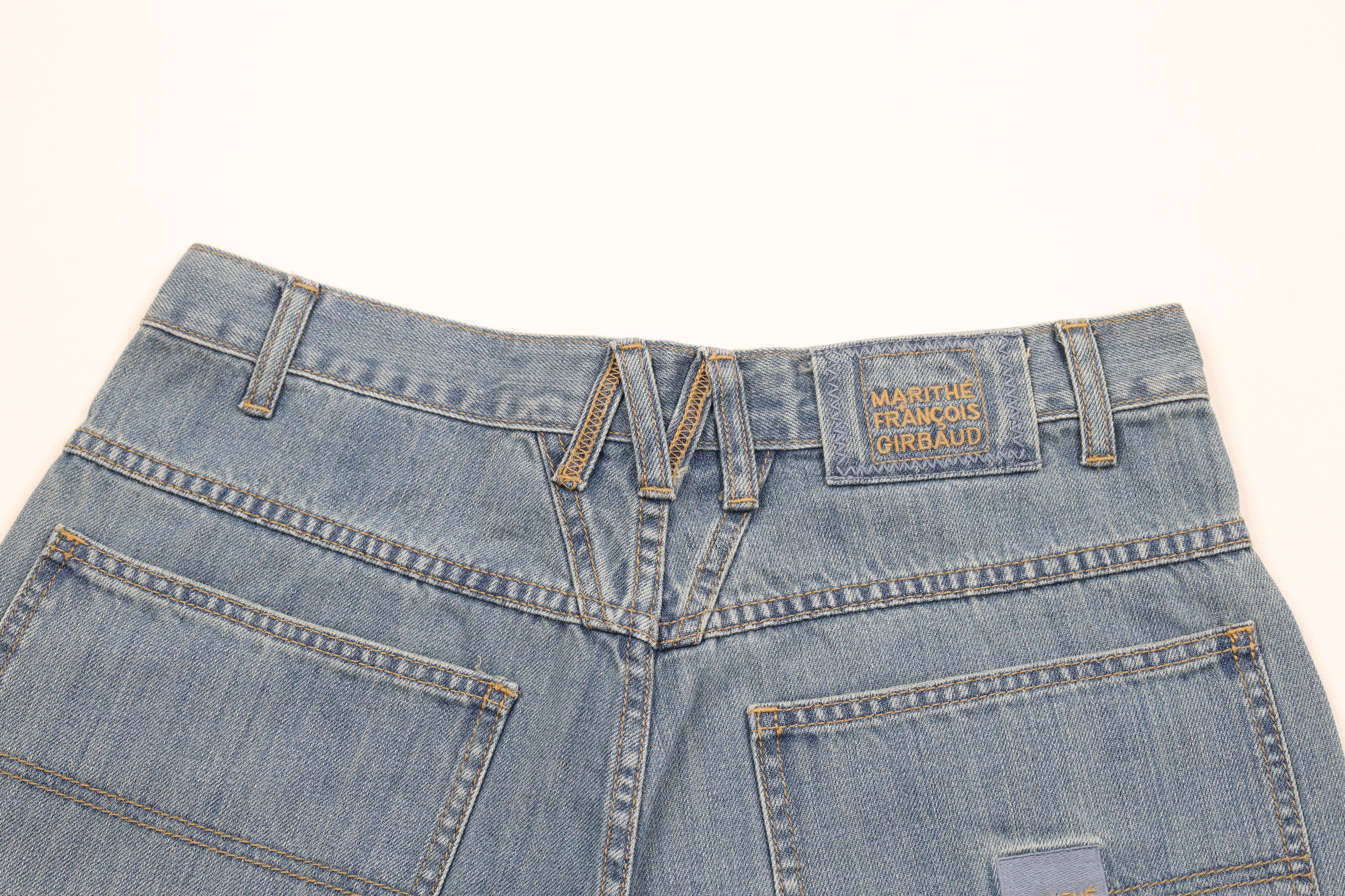 Marithe + Francois Girbaud × Vintage Deadstock Vintage Marithe Francois Girbaud Denim Jean Shorts Size US 32 / EU 48 - 8 Thumbnail
