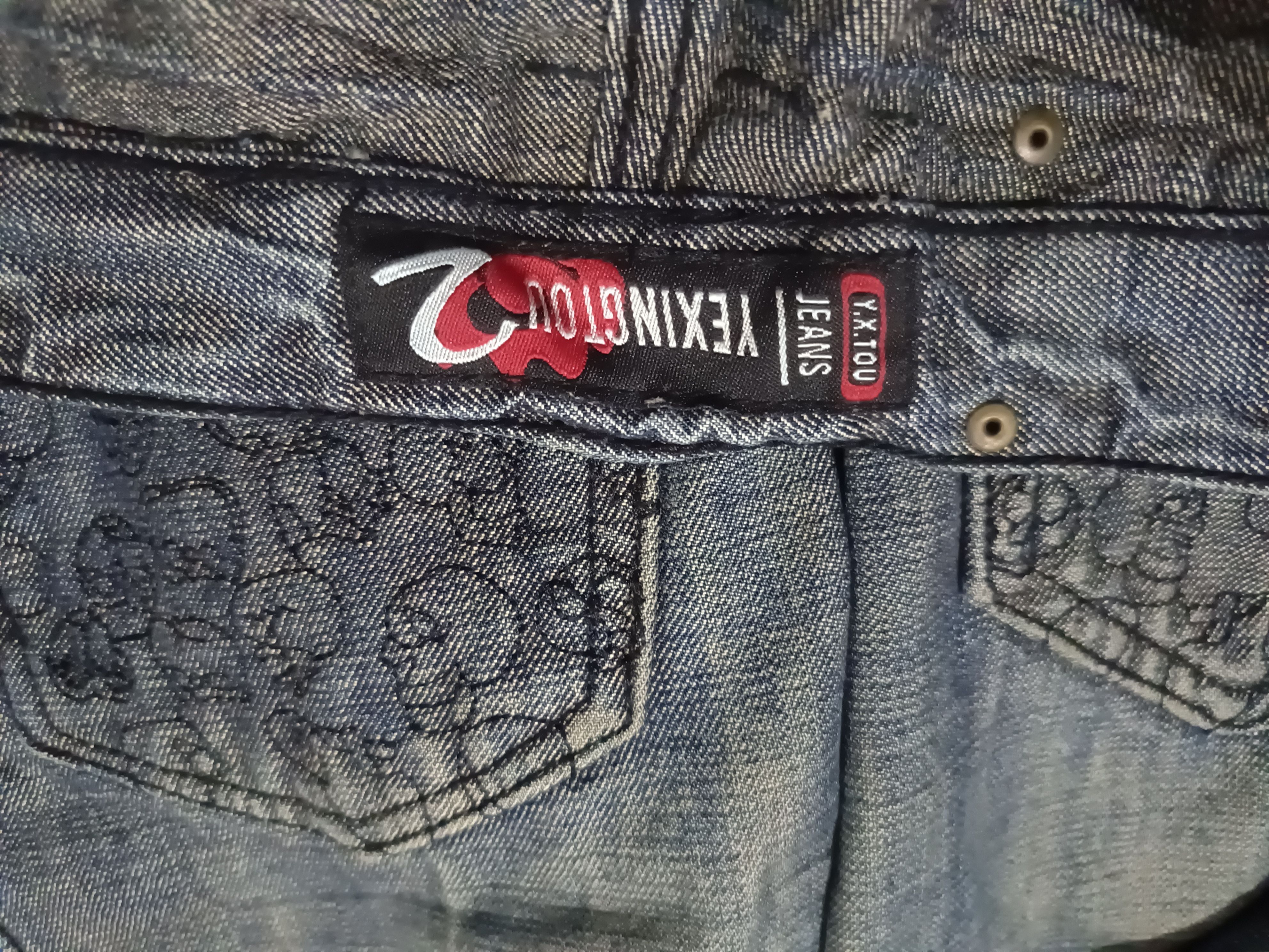 20471120 Steals‼️vintage The Japanese Skulls Denim Jeans Size US 31 - 10 Thumbnail