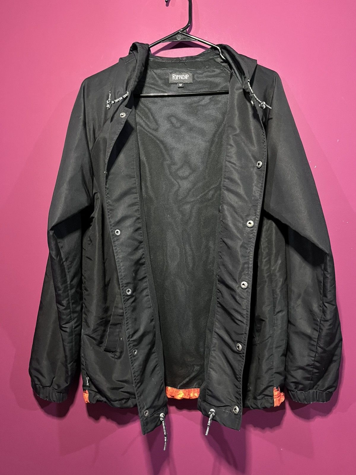 RIPNDIP Ripndip flaming windbreaker Size US M / EU 48-50 / 2 - 13 Thumbnail