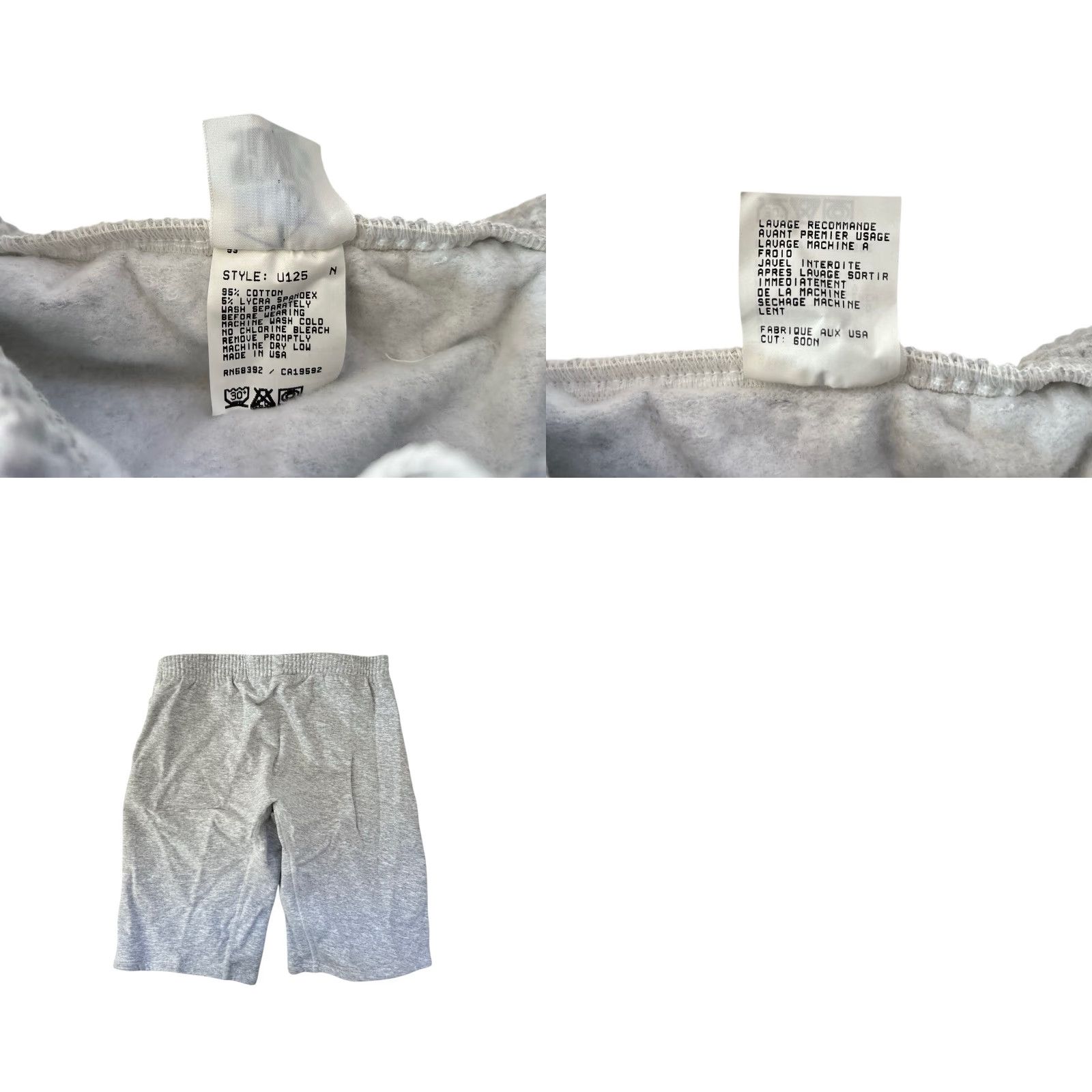 Vintage VINTAGE in sport Athletic Shorts Mens M Gray 90s Deadstock NWT Made in USA Athletic Mens Shorts 90s In Sport Gray NWT Deadstock USA Size US 31 - 8 Thumbnail