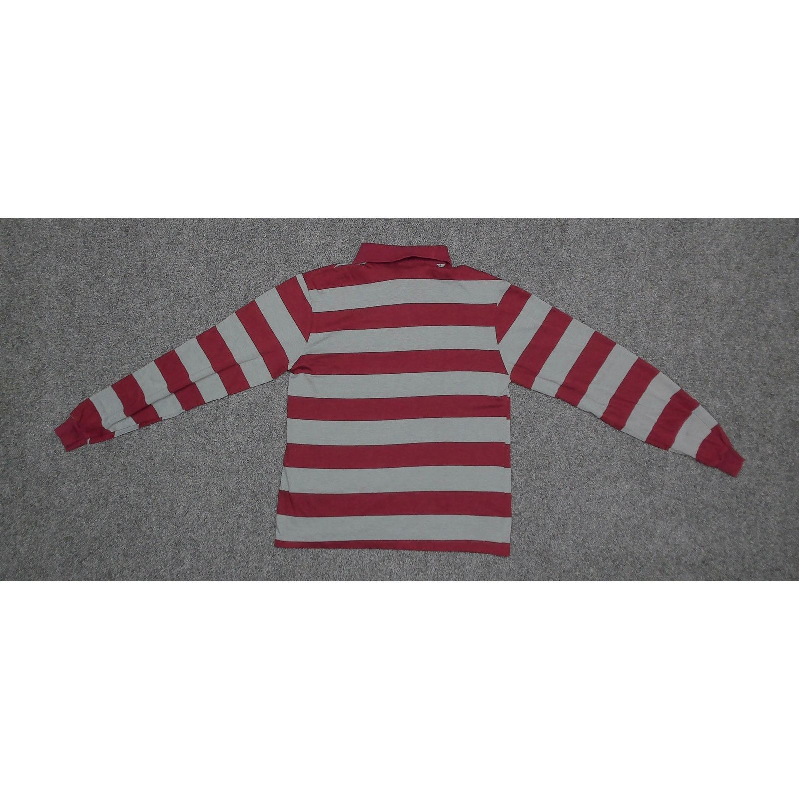 Vintage Vintage 1970s Single Stitch Striped Long Sleeve Polo Shirt Size S / US 4 / IT 40 - 6 Thumbnail