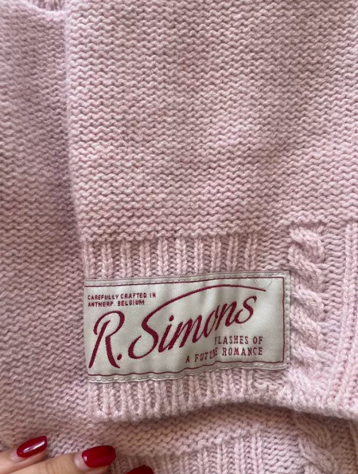 Raf Simons Raf Simons Pink Sweater Size US L / EU 52-54 / 3 - 2 Thumbnail