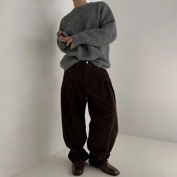 VIBE Gray Knit Sweater Size US L / EU 52-54 / 3 - 3 Thumbnail