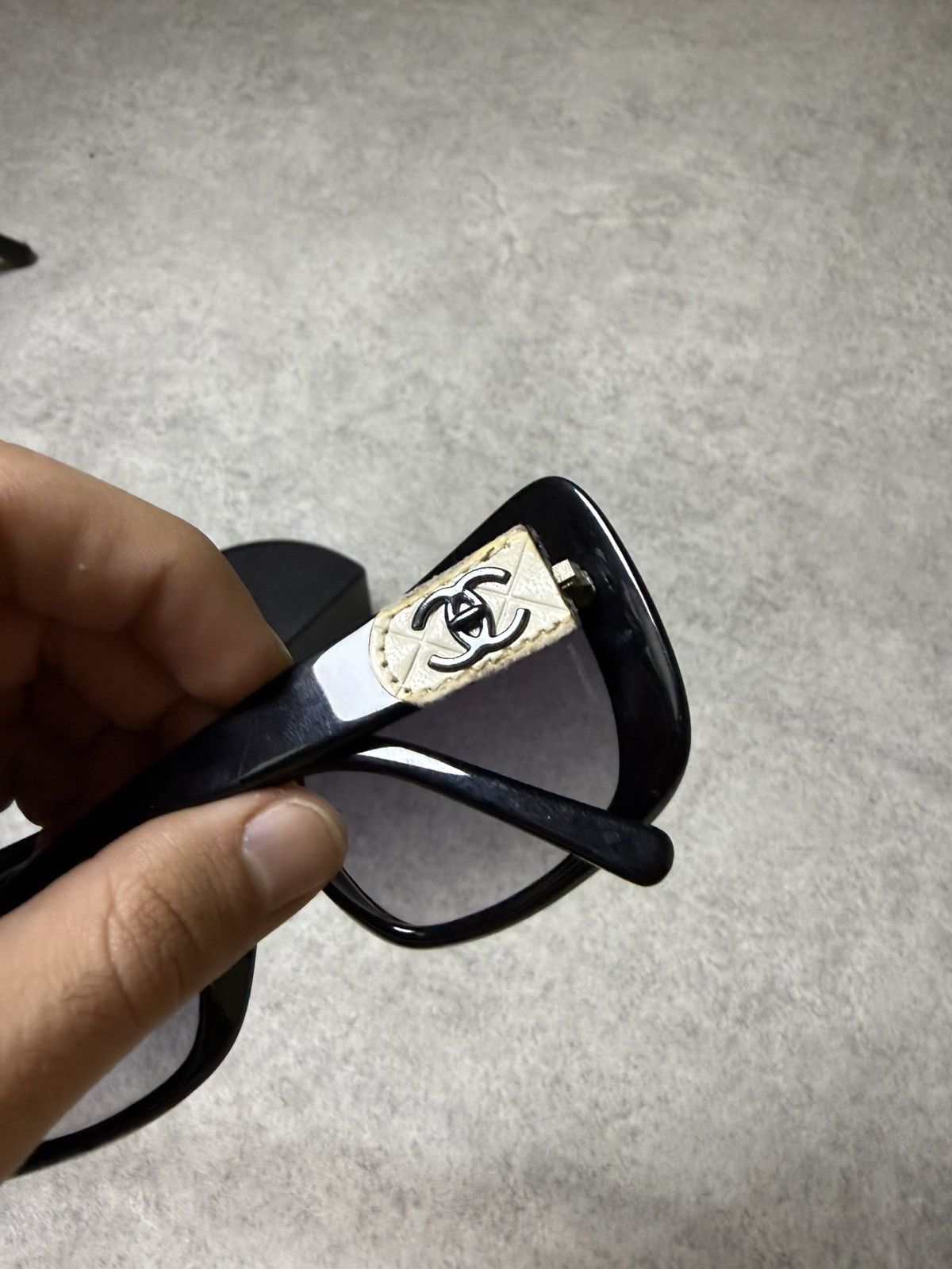 Chanel Vintage Black Sunglasses Glasses Chanel Big Skull Pinterest Size ONE SIZE - 13 Thumbnail
