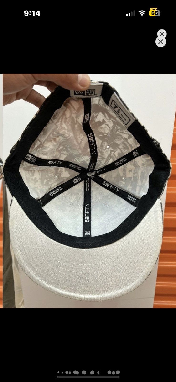 New Era ***FINAL DROP***RARE 00s ETNIES PHOTOGRAPH NEW ERA HAT 75/8 Size ONE SIZE - 8 Thumbnail