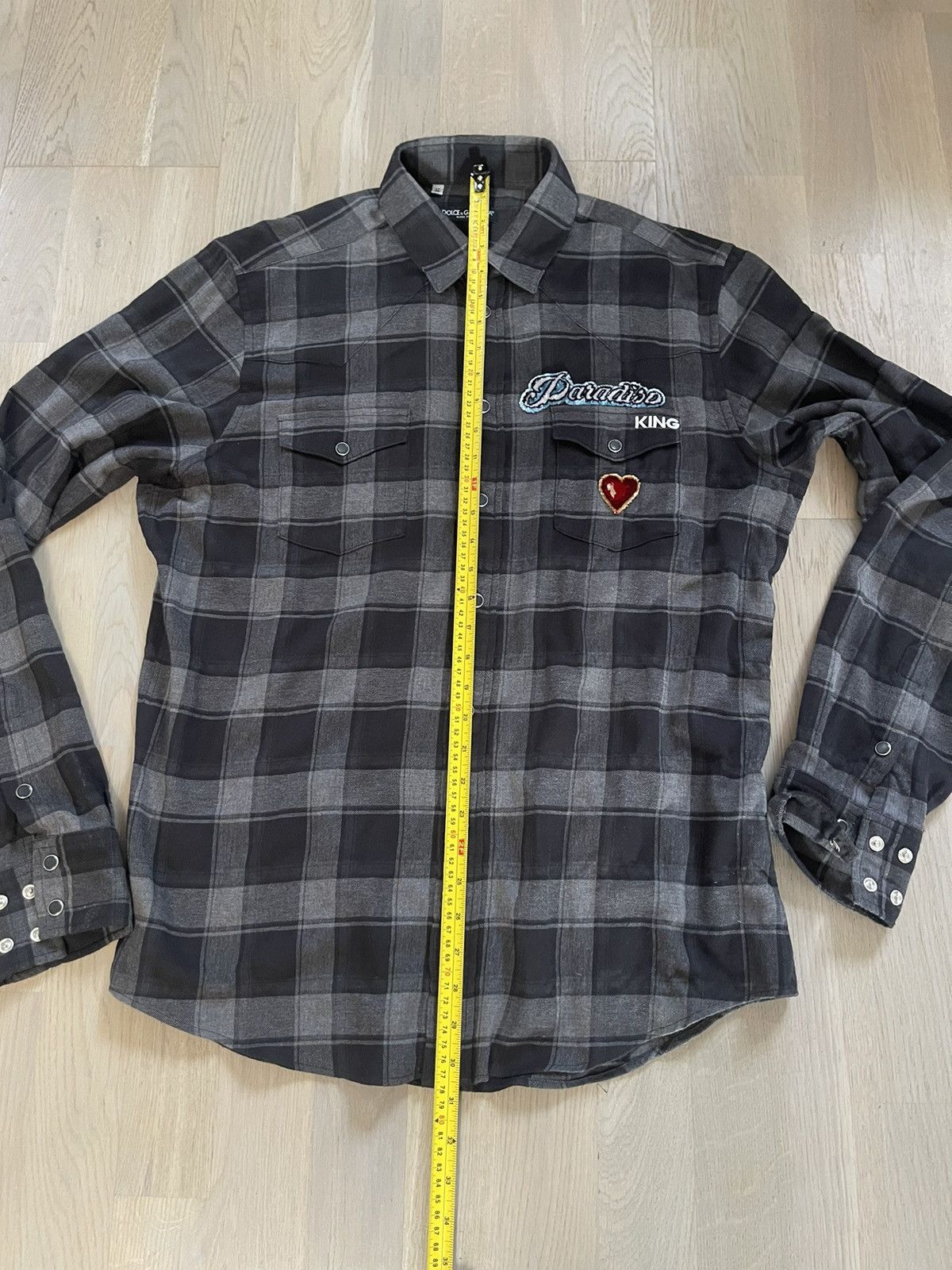 DOLCE AND GABBANA shirt SEE REAL TAPE MEASUREMENTS IN PHOTOS