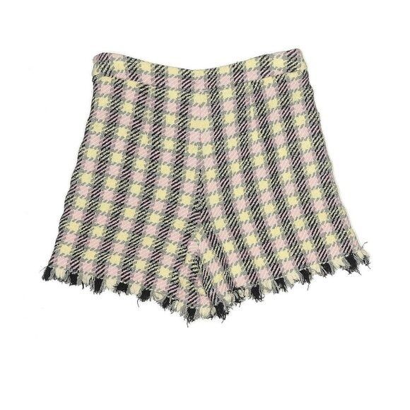 Oscar De La Renta Oscar de la Renta Italian Wool Blend Tweed Shorts Sz 6 Size 28" / US 6 / IT 42 - 1 Thumbnail