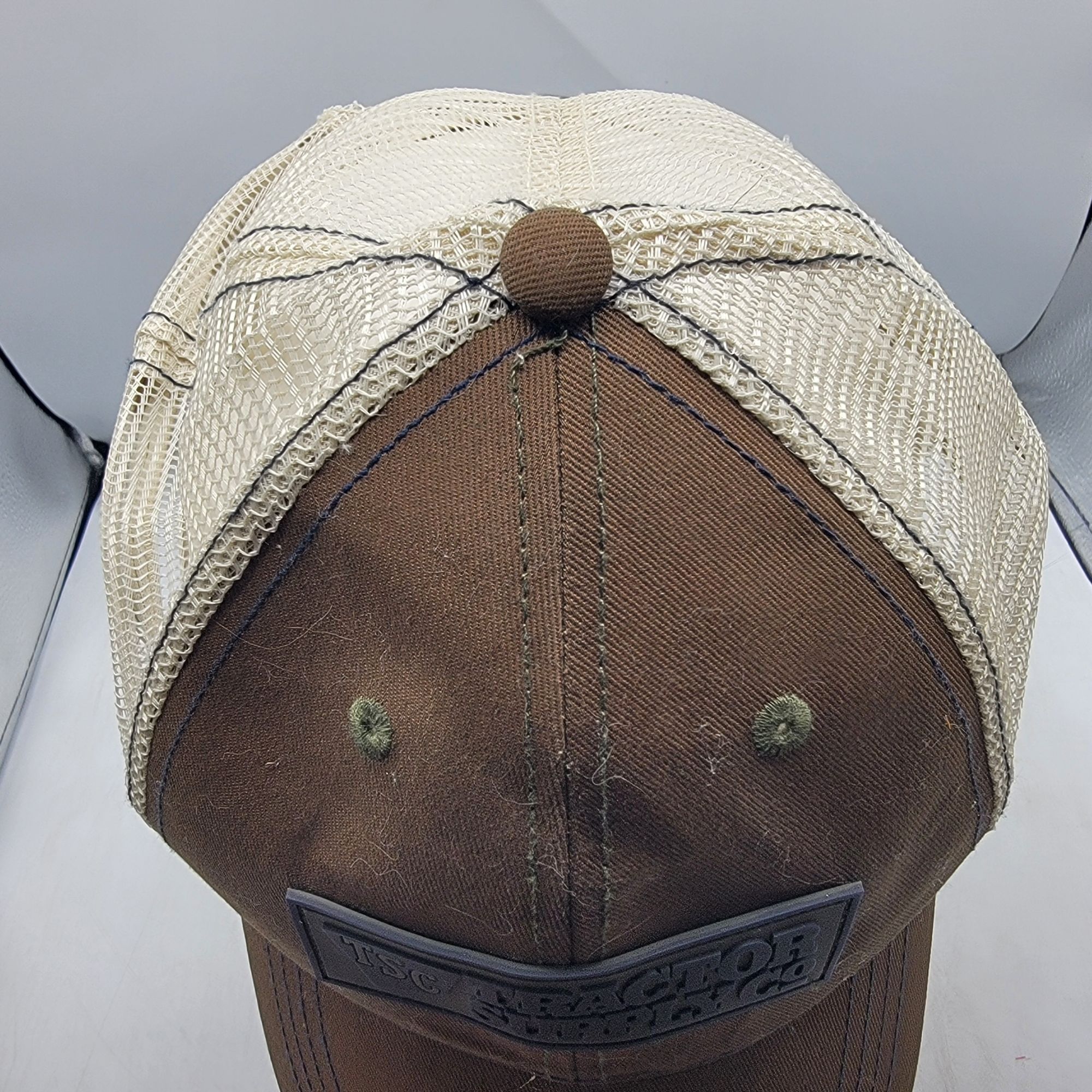Other TSC Tractor Supply Co Brown Mesh Trucker Hat Snapback Adjust Size ONE SIZE - 7 Thumbnail