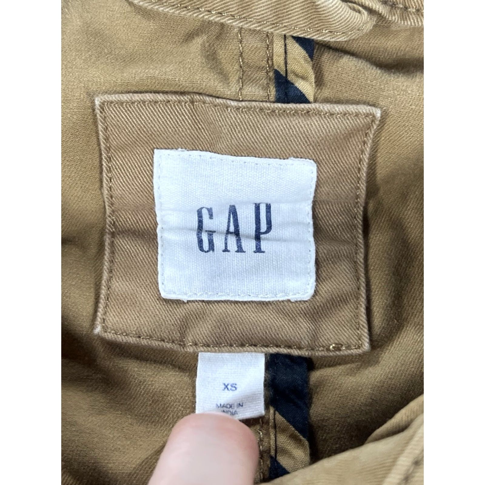 Gap GAP Chore Barn Jacket Women XS Tan Brown Military M65 Full Zip Snap Size XS / US 0-2 / IT 36-38 - 4 Thumbnail