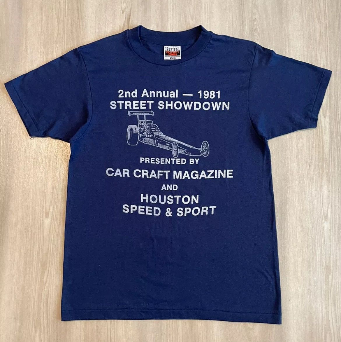 Vintage 80s Double Sided Houston Speed and Sport Street Showdown Med Size US M / EU 48-50 / 2 - 2 Thumbnail