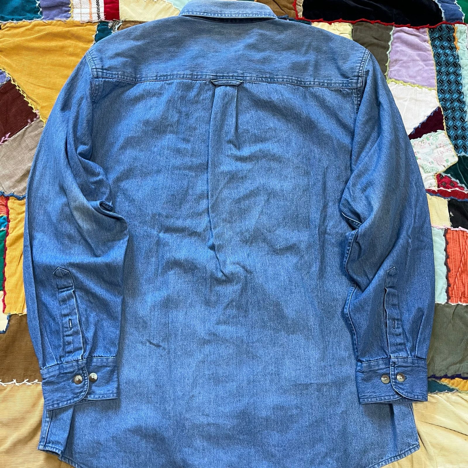 Other Vintage Crystal Springs UAB Blazer Medium Washed Denim Large Size US L / EU 52-54 / 3 - 2 Thumbnail