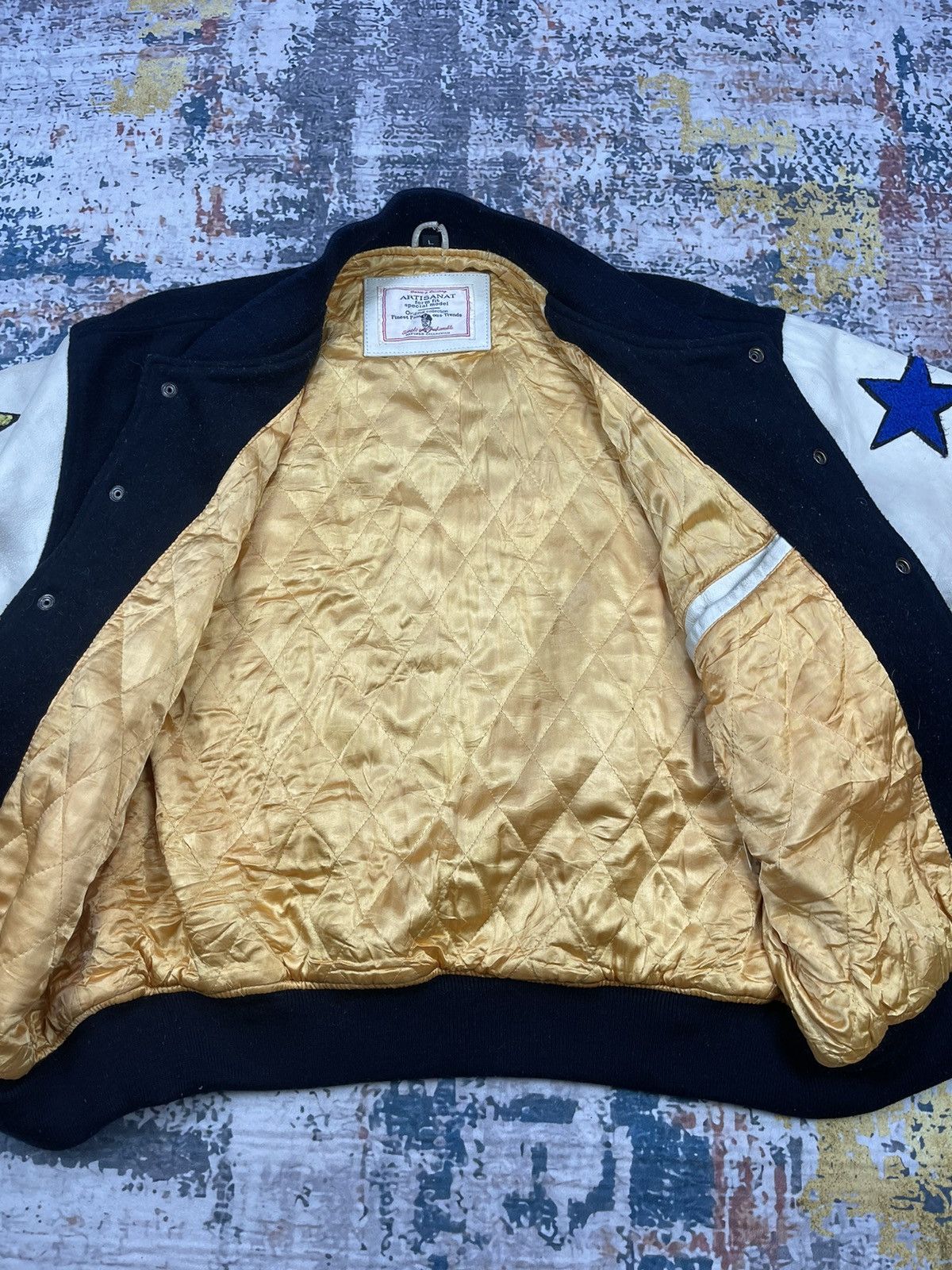 Artisan Outfitters Vintage Artisant Selection Wool Leathers Varsity Jackets Size US L / EU 52-54 / 3 - 9 Thumbnail
