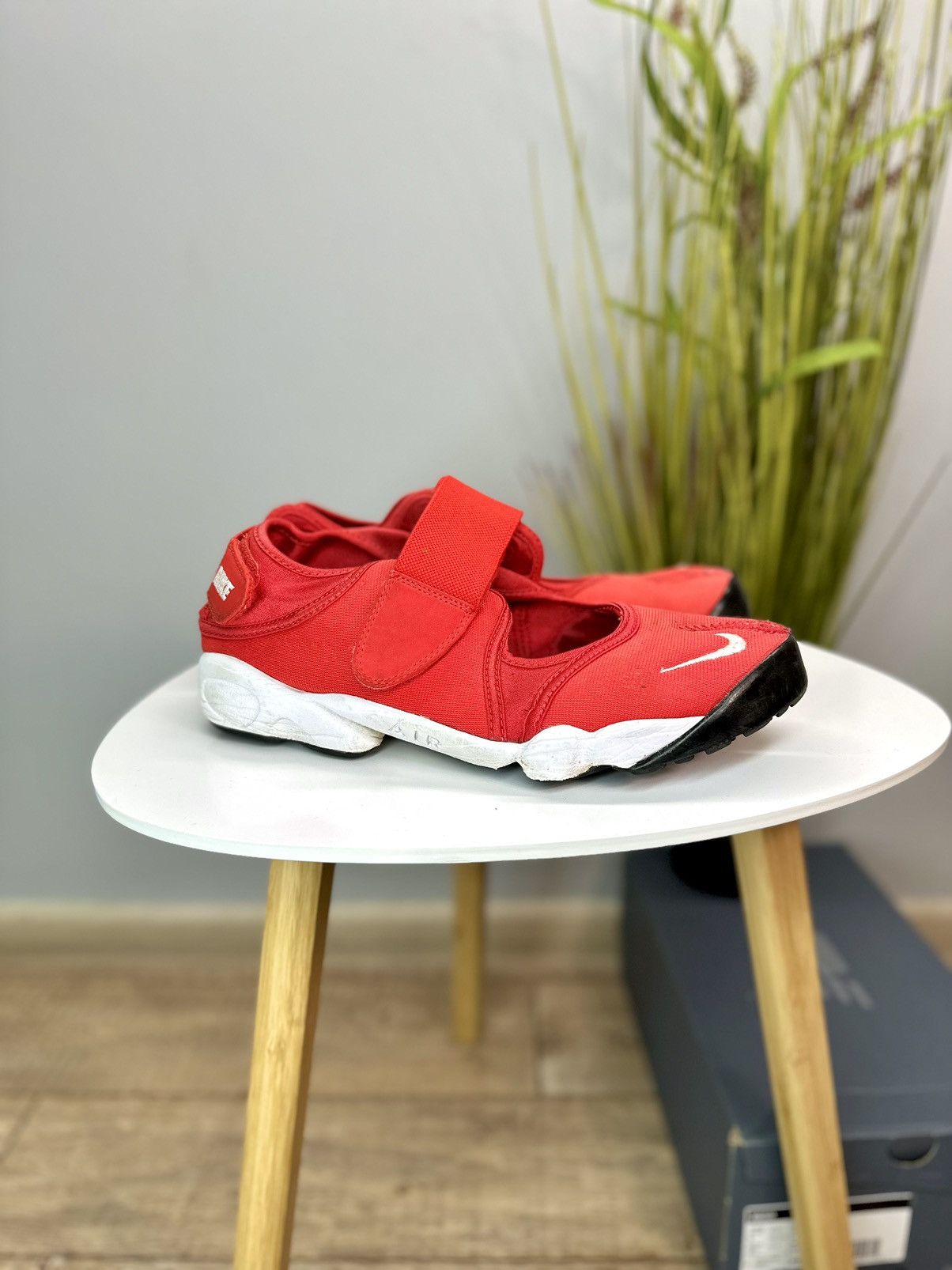 Nike × Vintage Iconic Nike Air Rift Leather Premium Tabi Sneakers VTG ...