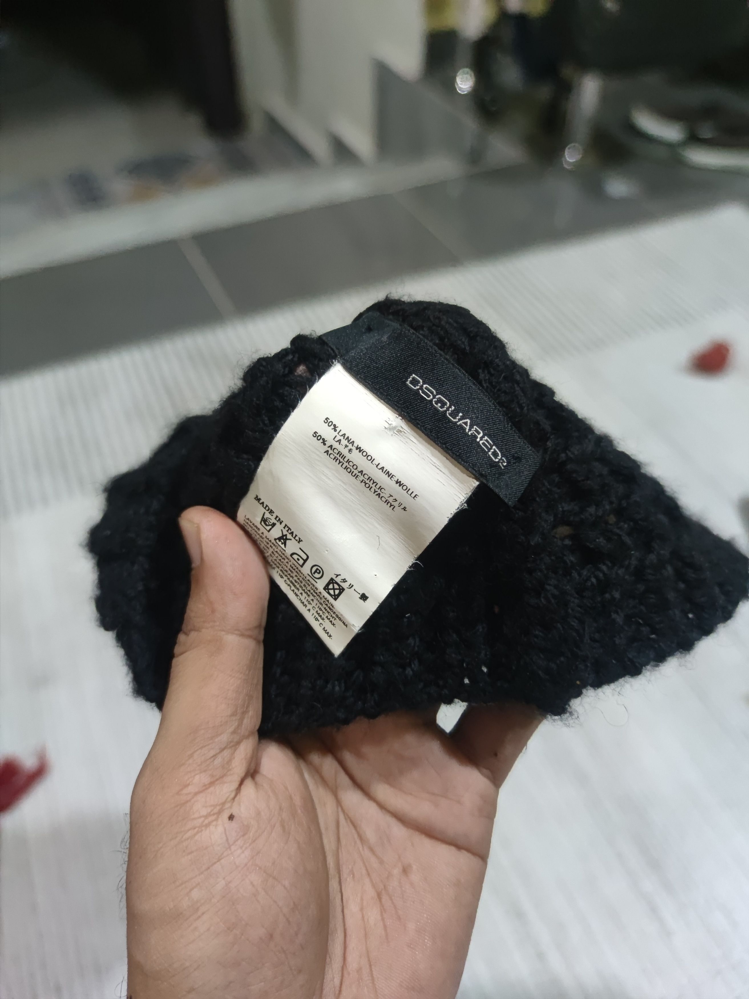 Dsquared2 Dsquared2 Wool Blend Knit Beanie Made in Italy Size ONE SIZE - 3 Thumbnail