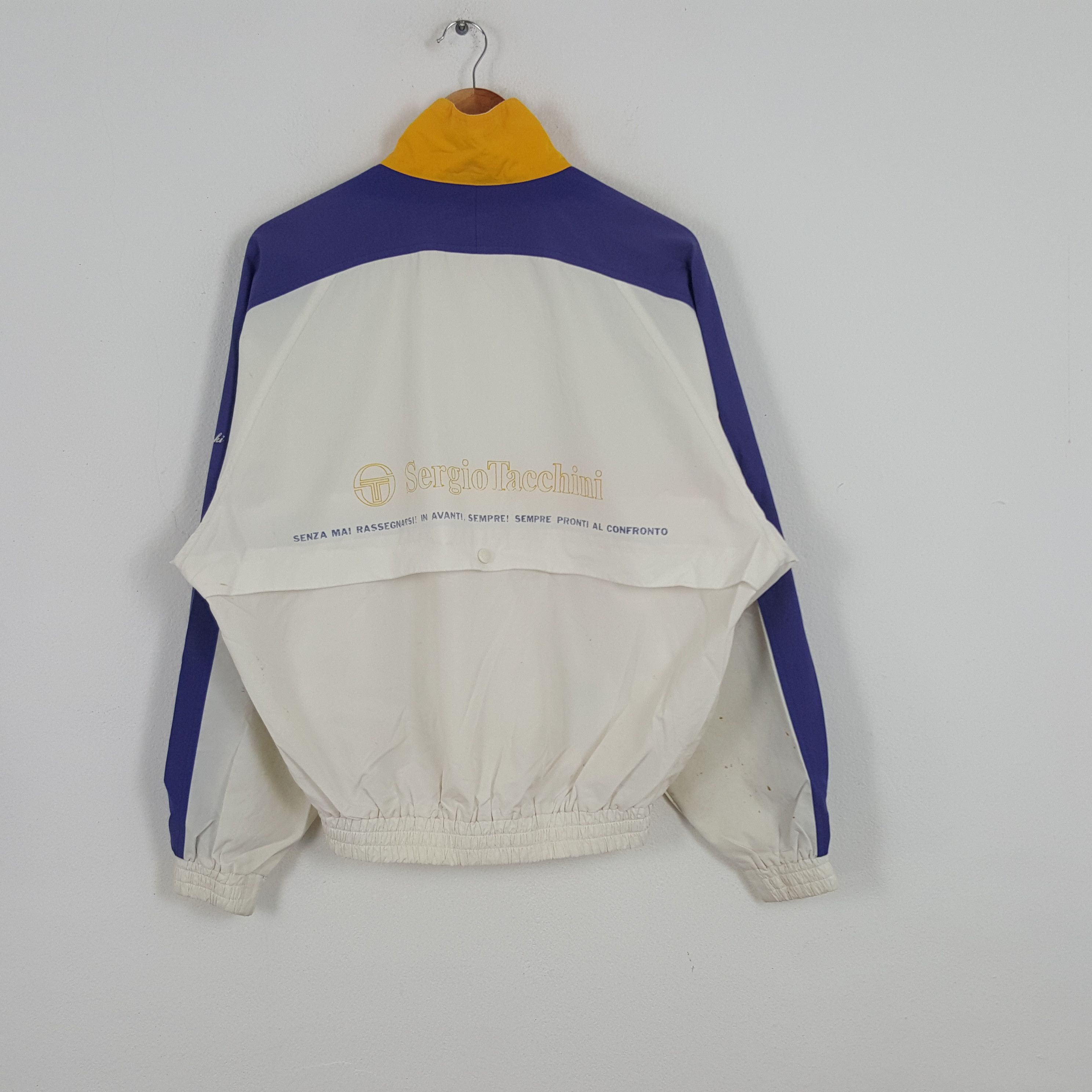 Sergio Tacchini × Vintage Vintage Sergio Tacchini Sports Style Tennis Jacket Size US L / EU 52-54 / 3 - 1 Thumbnail