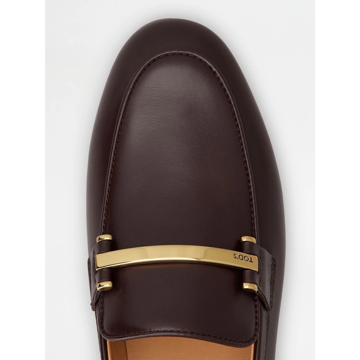 TOD'S Brown Leather Loafers New (Women's size:12;)