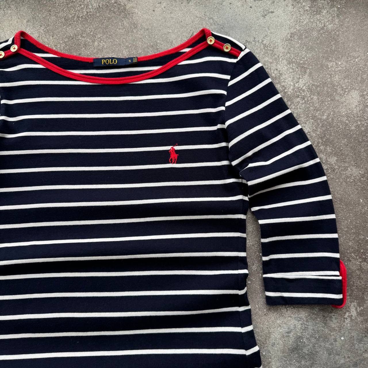 Polo Ralph Lauren × Vintage Polo Ralph Lauren Vintage Red Pony Y2K Long T-Shirt Size S / US 4 / IT 40 - 5 Thumbnail