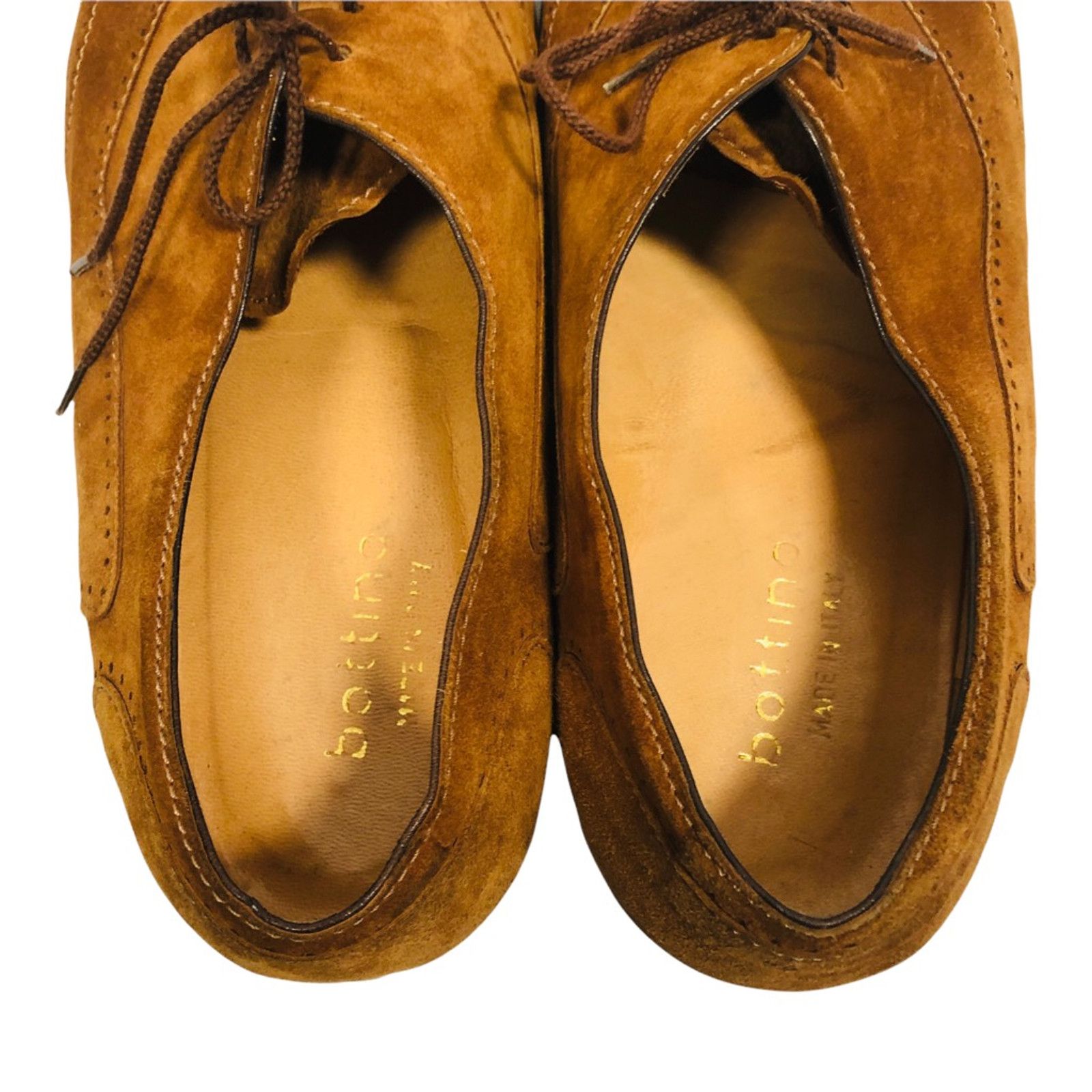 The Unbranded Brand Bottino Oxfords Shoes Brown Leather Pointed Toe Italy 13 Size US 13 / EU 46 - 4 Thumbnail