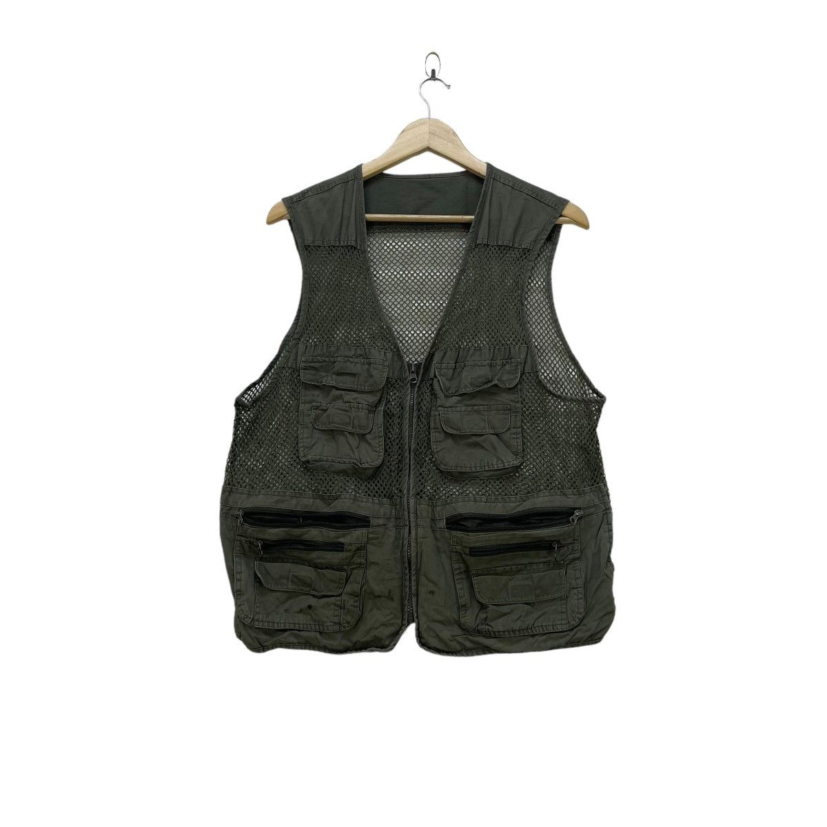 Vintage Japanese Brand Mesh Vest Jacket