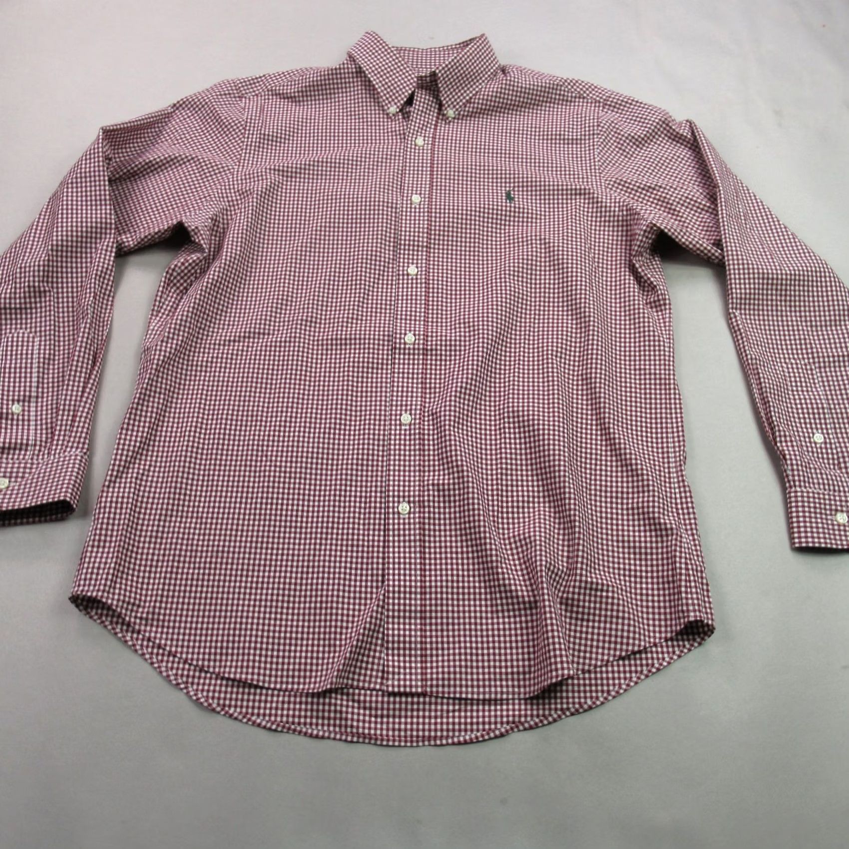 Polo Ralph Lauren Polo Ralph Lauren Shirt Mens XL Red Classic Fit Long Sleeve Button Front Size US XL / EU 56 / 4 - 2 Thumbnail
