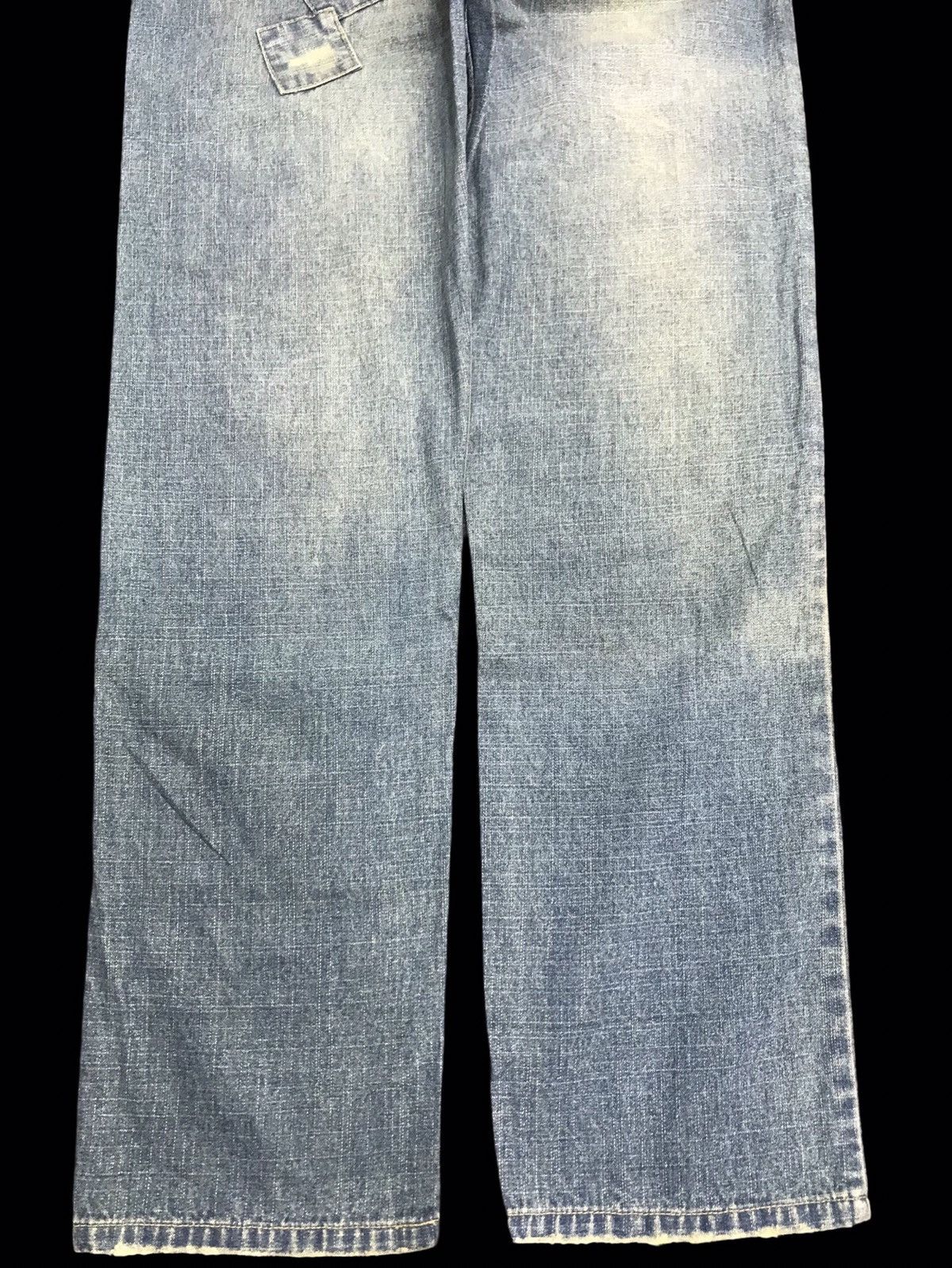 Japanese Brand 💥DENIM ART💥NYLAUS Japan Patchwork Crash Denim F153 Size US 34 / EU 50 - 13 Thumbnail