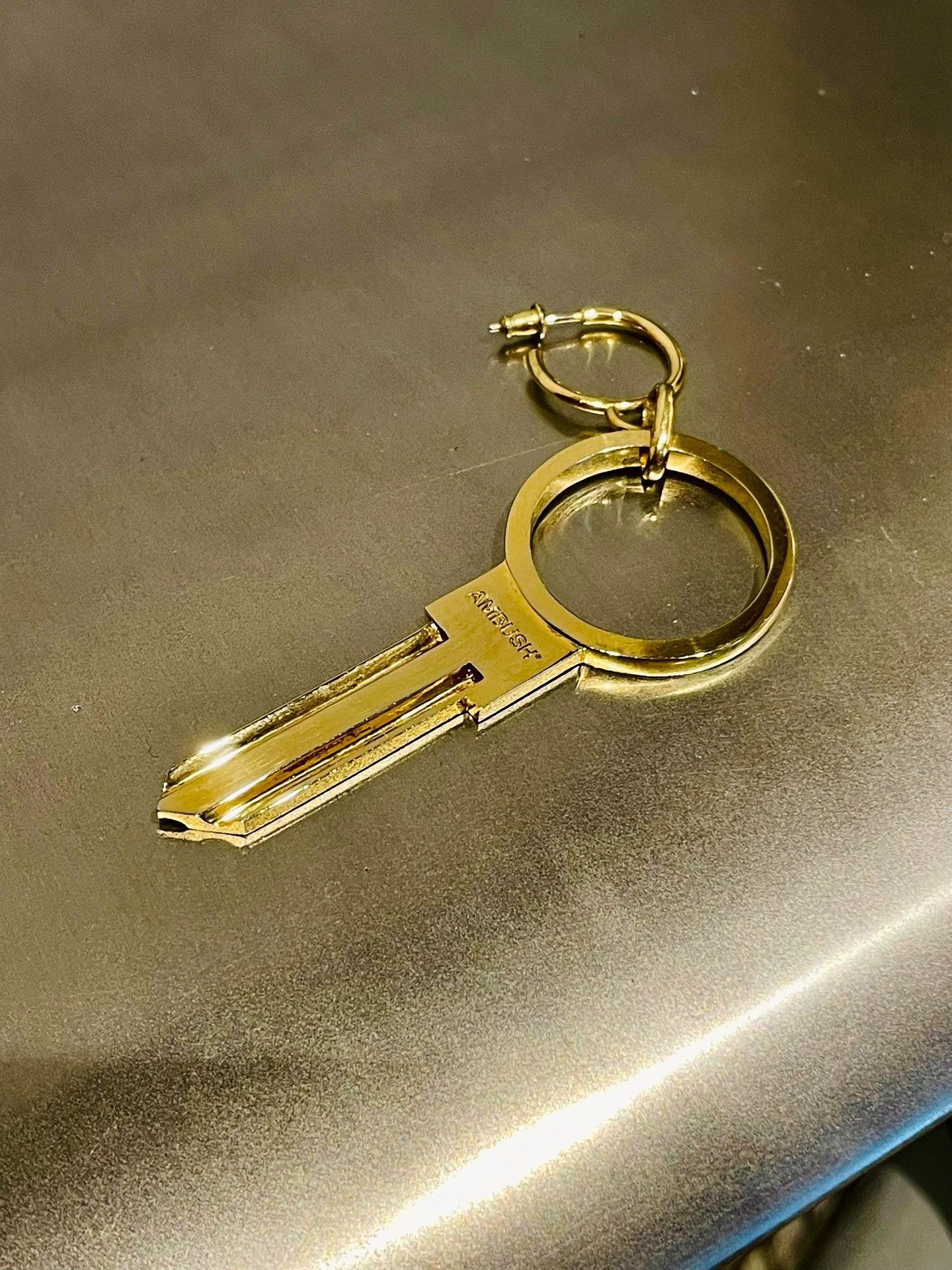 Ambush Design Gold Key Shaped Dangle Earring Size ONE SIZE - 1 Thumbnail