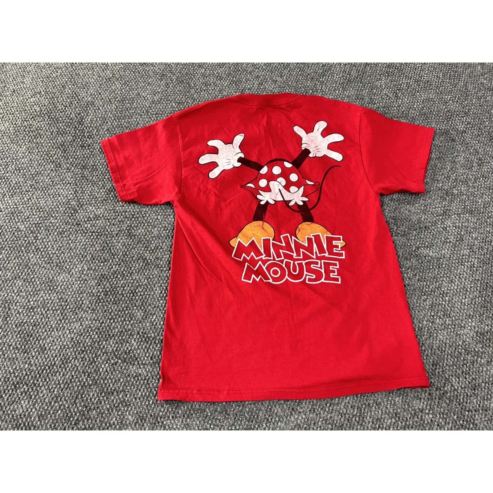 Disney Disney Minnie Mouse Shirt Mens Medium Red Double Sided Graphic Tee Hanes Size US M / EU 48-50 / 2 - 2 Thumbnail