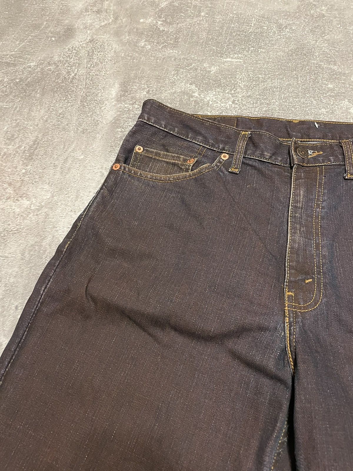 Levi's × Levi's Vintage Clothing × Vintage Vintage Levis 517 Washed Garment Dye Distressed Jeans Size US 34 / EU 50 - 17 Thumbnail