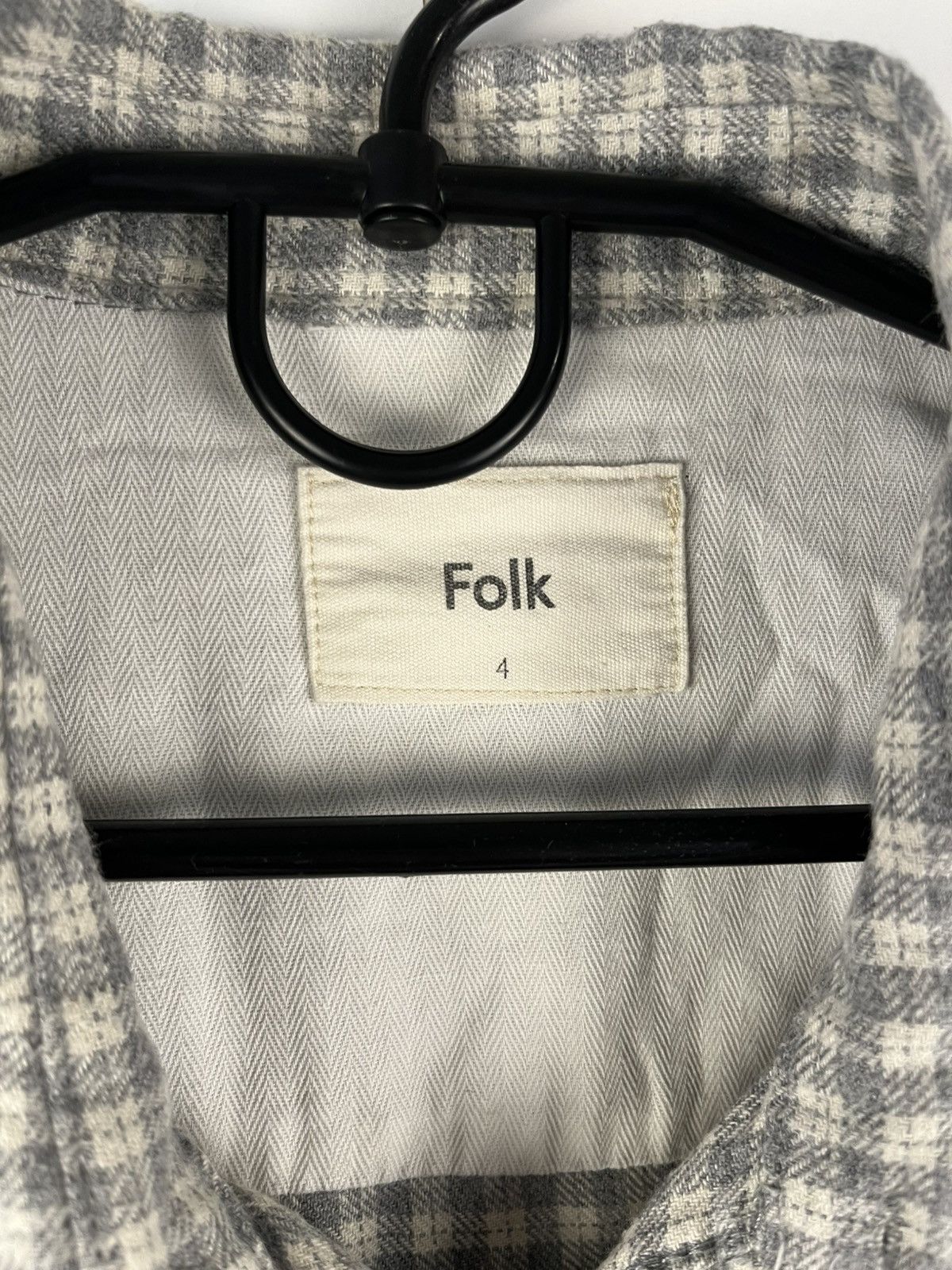 Folk Folk Plaid Cotton Long Sleeve Shirt Button Up Size US L / EU 52-54 / 3 - 6 Thumbnail