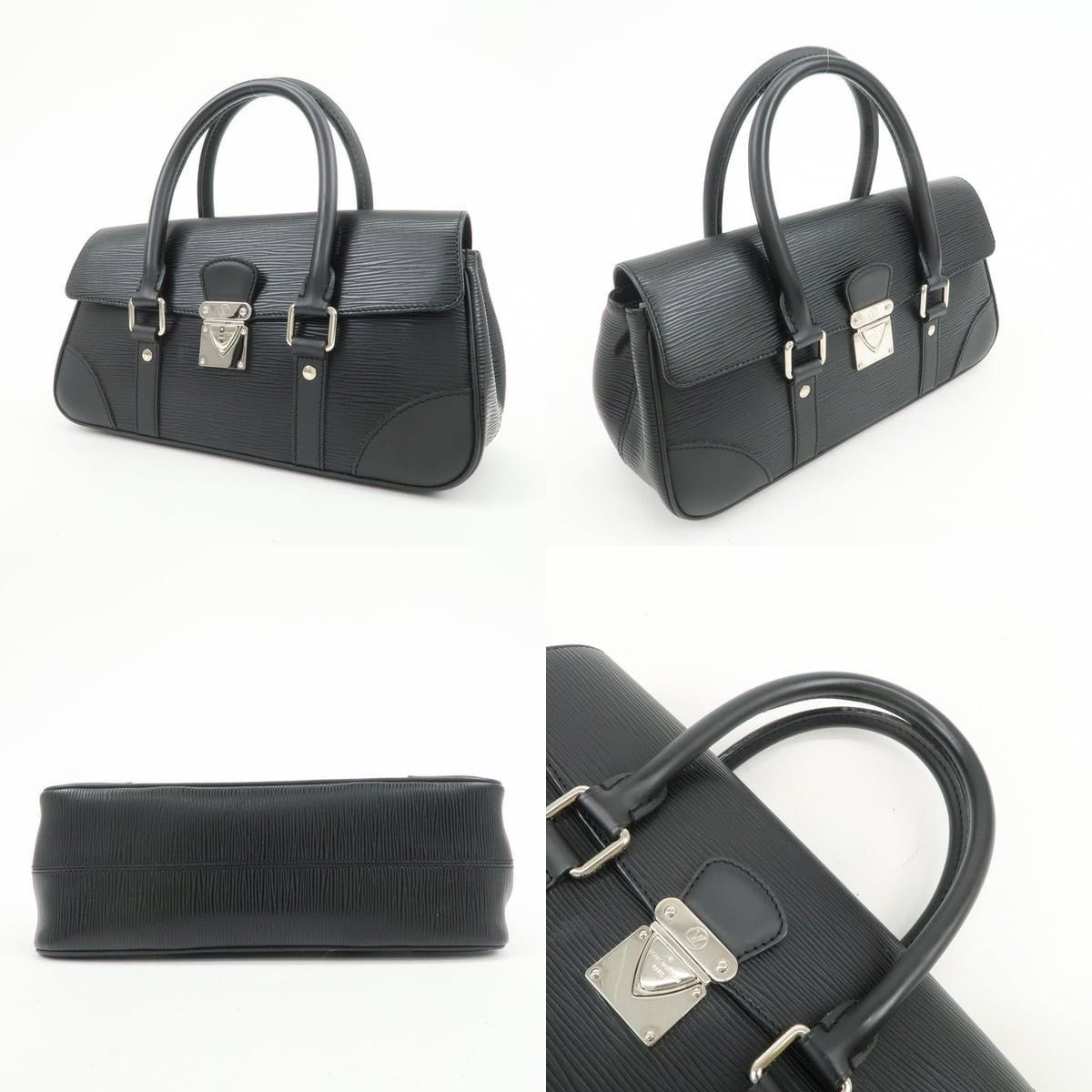 Louis Vuitton Louis Vuitton Epi Segur PM Satchel Leather Black Size ONE SIZE - 3 Thumbnail