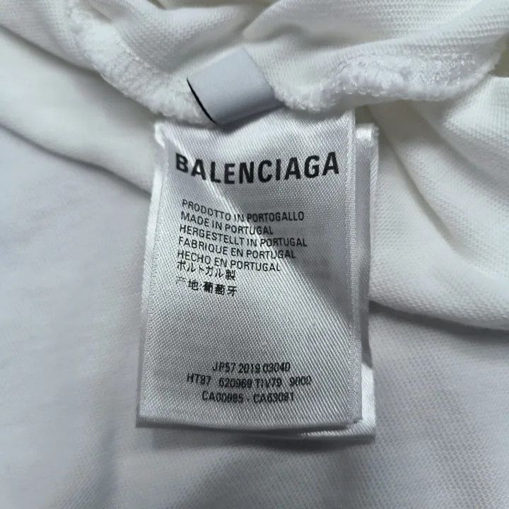 Balenciaga Balenciaga Balenciaga Retro Circle Print Short Sleeve TShi Size US S / EU 44-46 / 1 - 4 Thumbnail