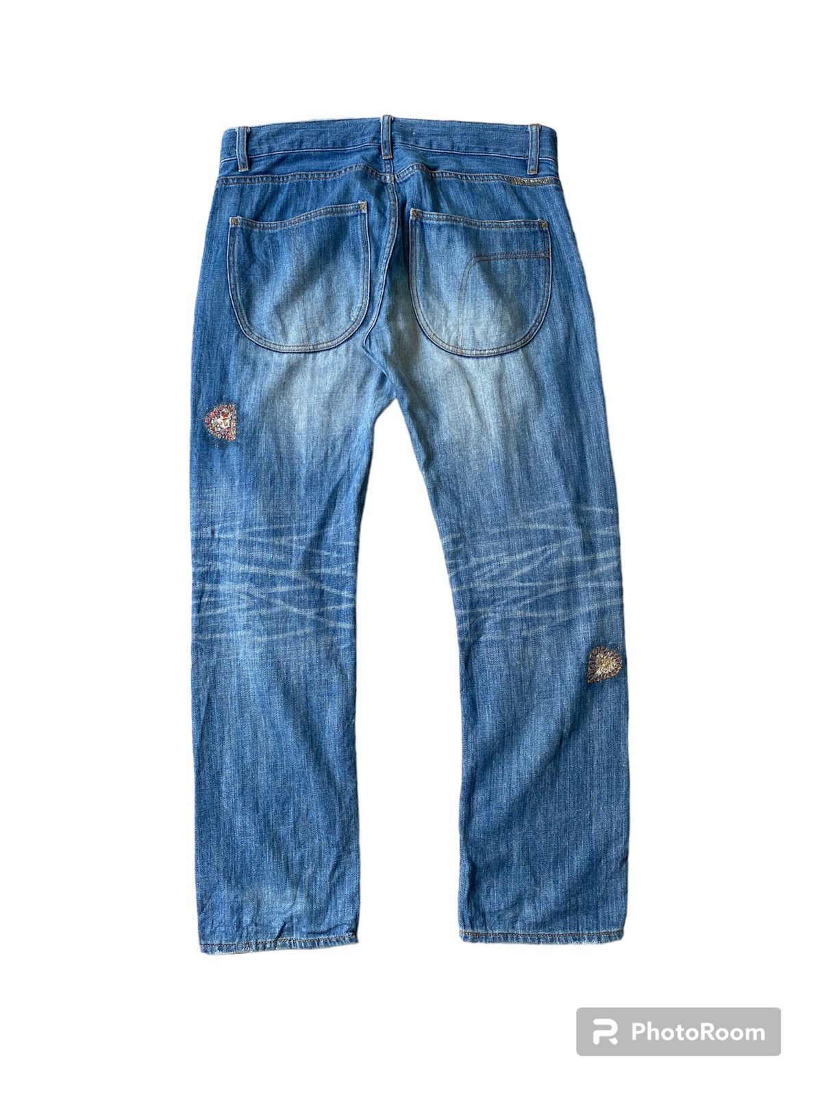 Issey Miyake Vintage 90’s Tsumori Chisato By Issey Miyake Distressed Jean Size US 33 - 2 Thumbnail
